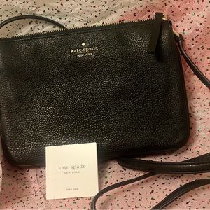 NWT Kate Spade Triple Gusset Crossbody